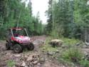 Trail getting a little rough.