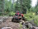 Trail getting a little rough.