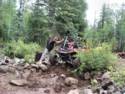 Trail getting a little rough.