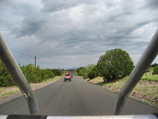 Heading to the forest. 