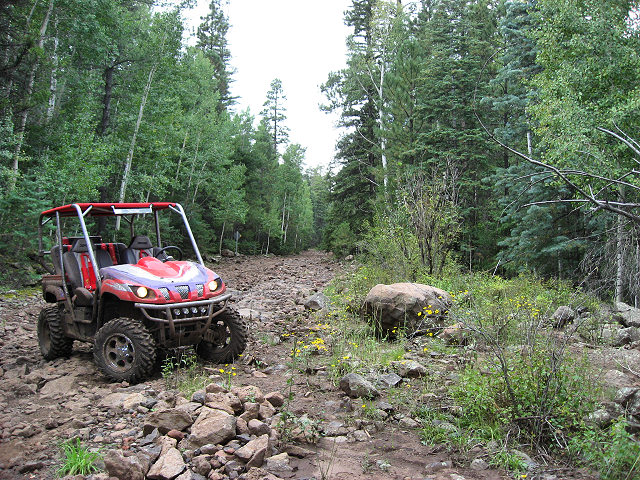 Trail getting a little rough.