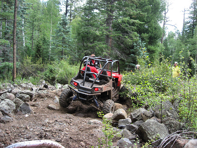 Trail getting a little rough.