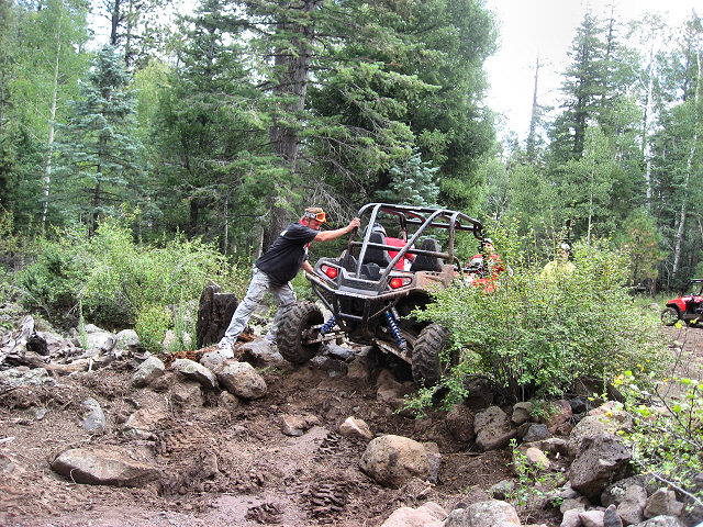 Trail getting a little rough.