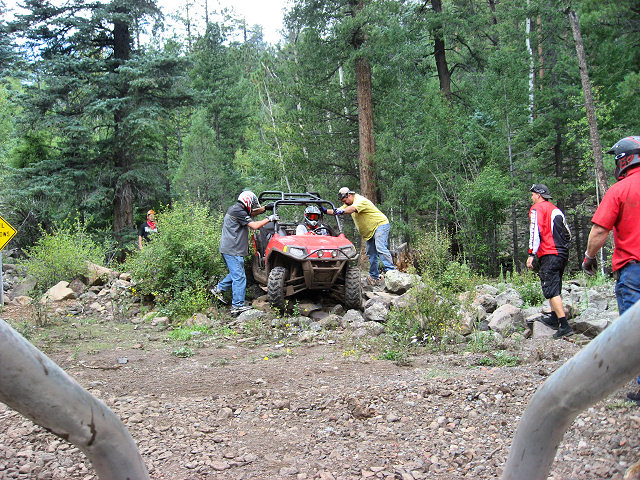 Trail getting a little rough.
