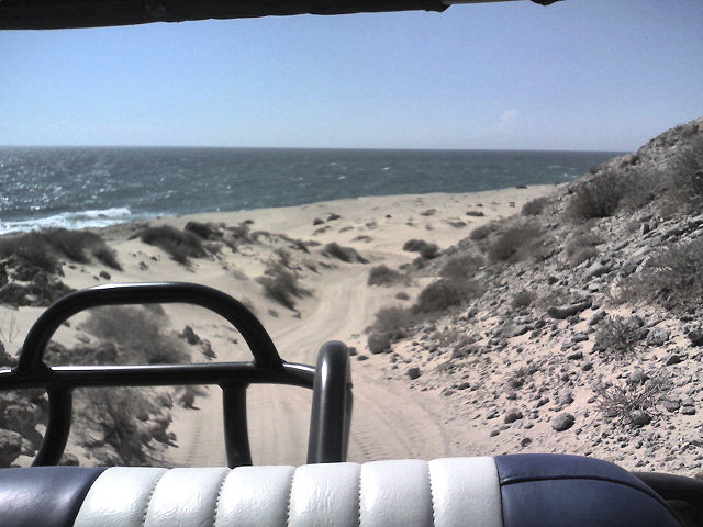 Riding the Polaris Ranger around Rocky Point and Cholla Bay