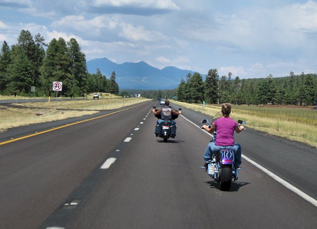 North to Flagstaff on I-17
