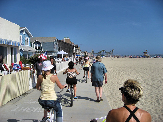 Riding The Boardwalk From Balboa To Newport