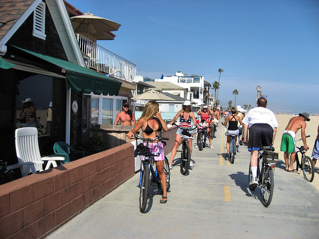 Riding The Boardwalk From Balboa To Newport
