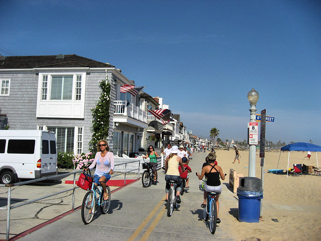 Riding The Boardwalk From Balboa To Newport
