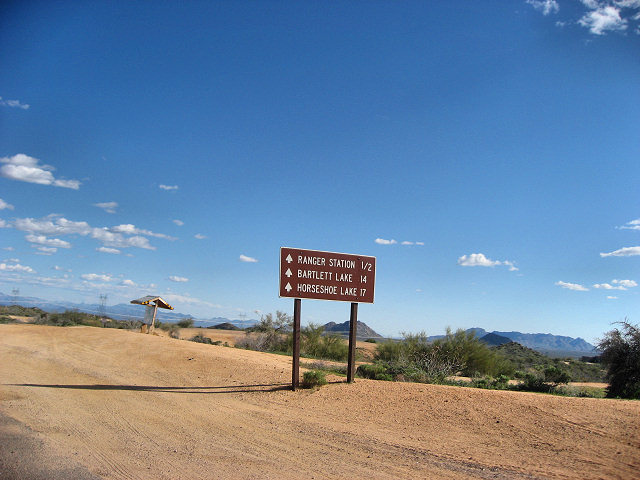 Road to Bartlett Lake