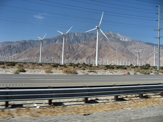 Energy Windmills in Palm Springs