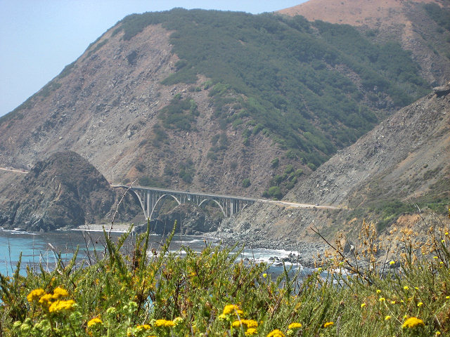 Big Creek Bridge on Pacific Coast Highway 1