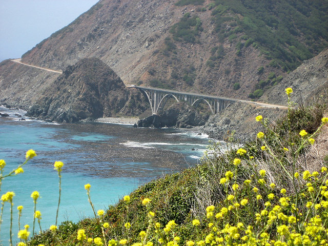 Big Creek Bridge on Pacific Coast Highway 1
