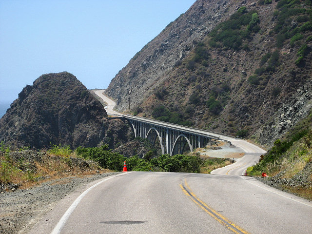 Big Creek Bridge on Pacific Coast Highway 1