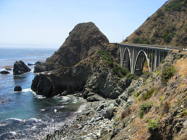 Big Creek Bridge on Pacific Coast Highway 1