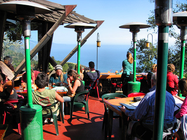 View From Nepenthe Restaurant
