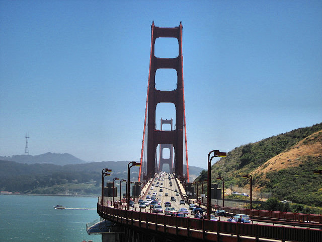 Golden Gate Bridge from Vista Overlook