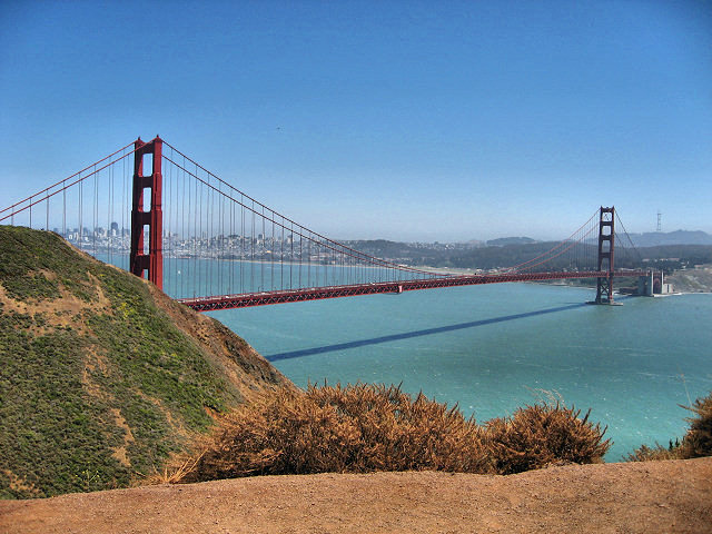 Golden Gate Bridge from Marin Headlands