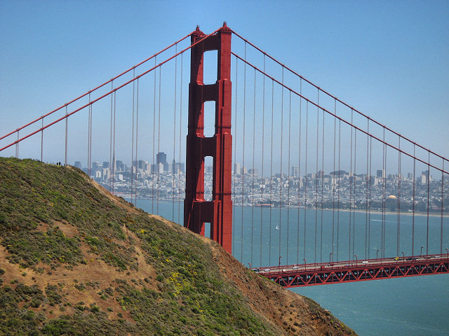 Golden Gate Bridge from Marin Headlands