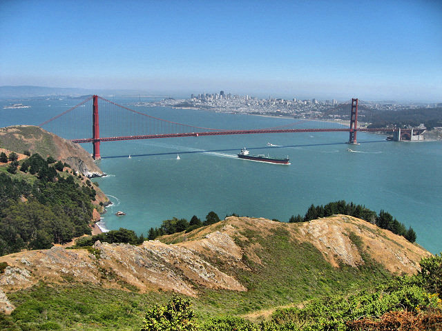 Golden Gate Bridge from Marin Headlands