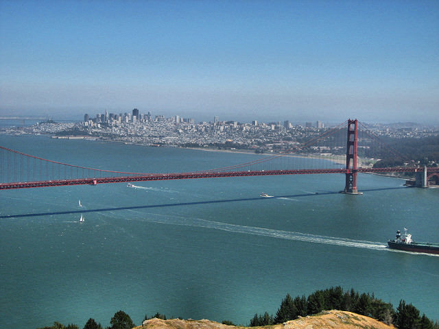 Golden Gate Bridge from Marin Headlands