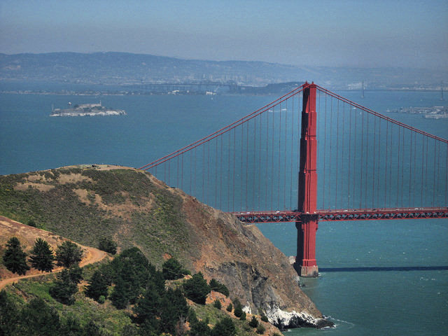 Golden Gate Bridge from Marin Headlands