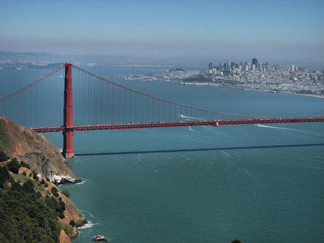 Golden Gate Bridge from Marin Headlands