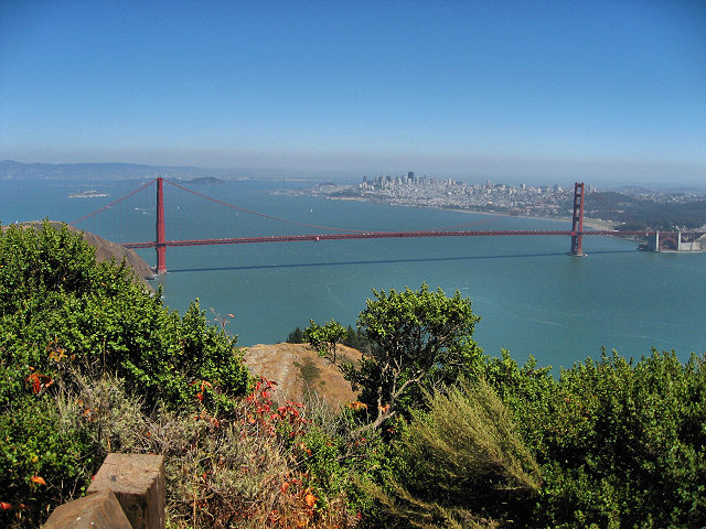 Golden Gate Bridge from Marin Headlands