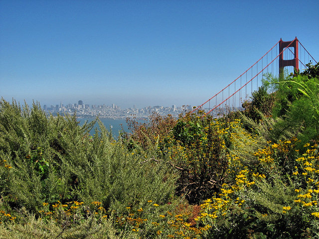 Golden Gate Bridge from Marin Headlands