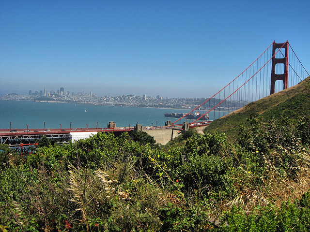 Golden Gate Bridge from Marin Headlands