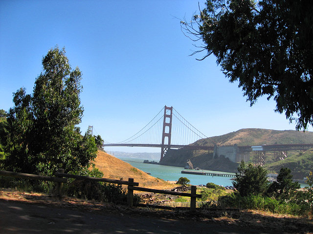 Golden Gate Bridge from Fort Baker