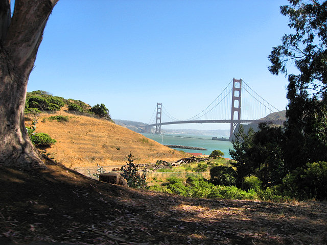 Golden Gate Bridge from Fort Baker