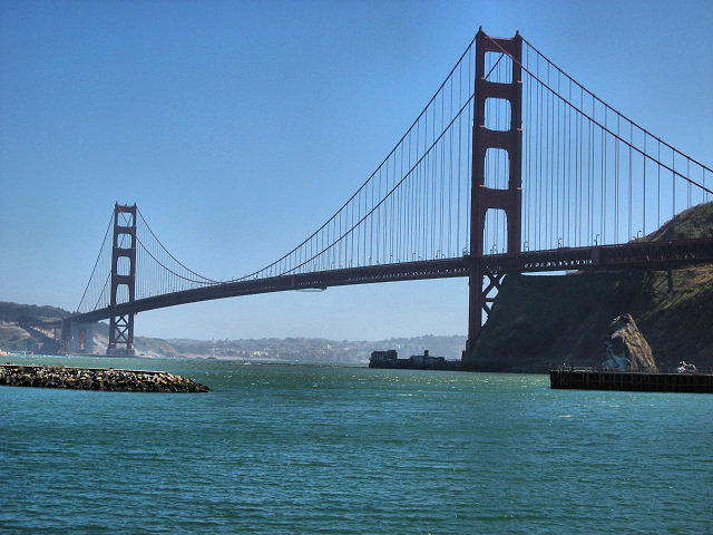 Golden Gate Bridge from Fort Baker