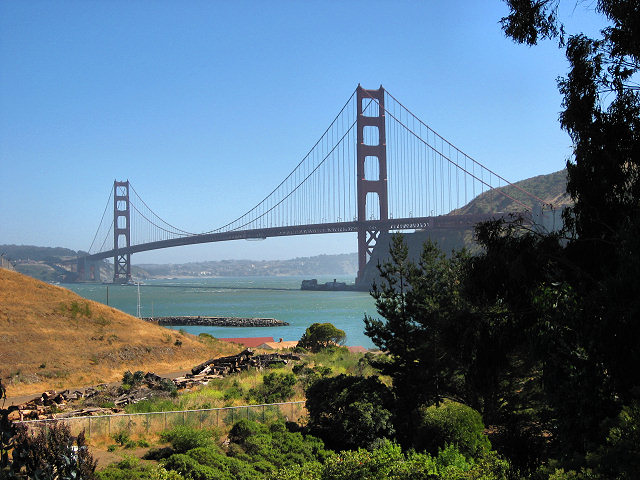 Golden Gate Bridge from Fort Baker
