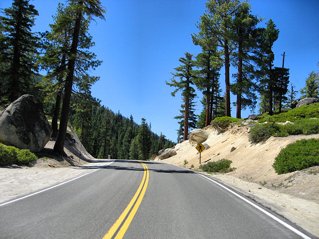 Hwy. 89 W. Side Lake Tahoe