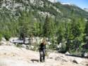 Mrs. C. Climbing the Granite