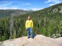 Barry on Granite for Photo Op