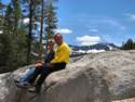 Doing a Self-Portrait on Sonora Pass Hwy. 108