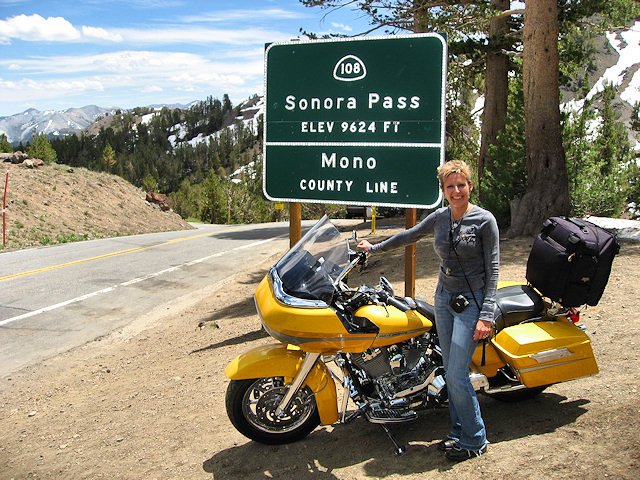 Mrs. C. at Sonora Pass Hwy. 108