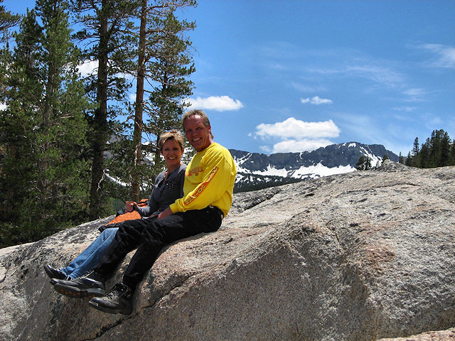 Doing a Self-Portrait on Sonora Pass Hwy. 108