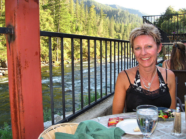 Mrs. C. at Yosemite View Lodge
