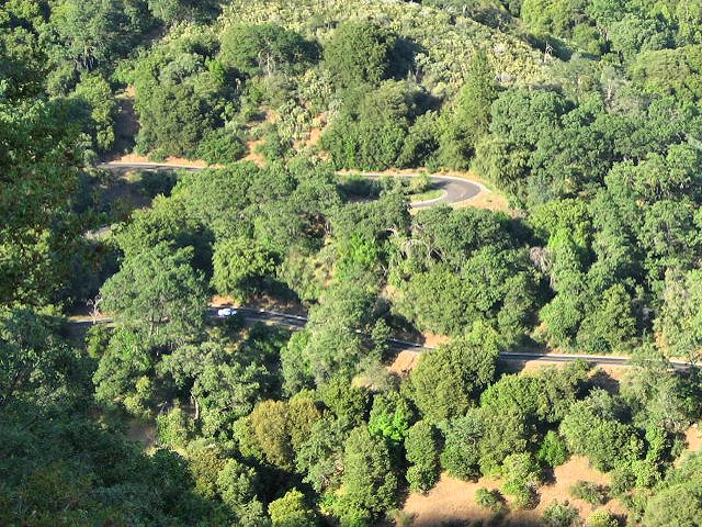 Hwy. 198 out of South Side of Sequoia National Park