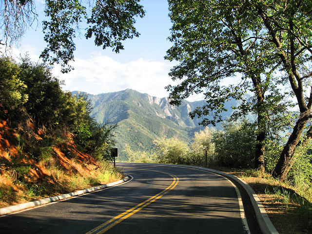 Hwy. 198 out of South Side of Sequoia National Park