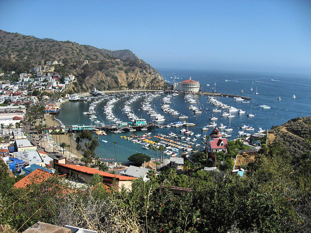 City of Avalon on Catalina Island