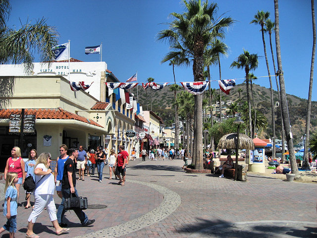 City of Avalon on Catalina Island