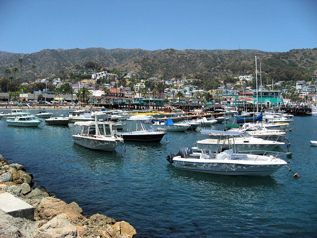 City of Avalon on Catalina Island