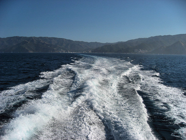 View From The Boat Going Back To Long Beach