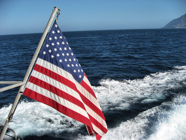 View From The Boat Going Back To Long Beach