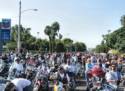 Bikes Lined Up on 7th From Bethany Home to Missouri
