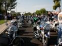 Riders Lining Up on 7th Ave.